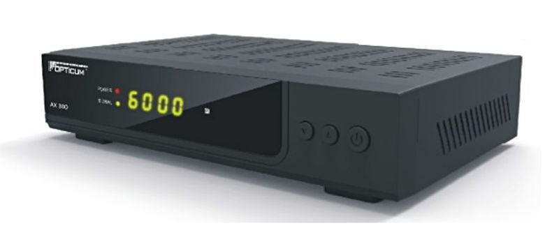Opticum HD AX 300 Plus HDTV Sat Receiver PVR Ready mit Aufnahmefunction über USB