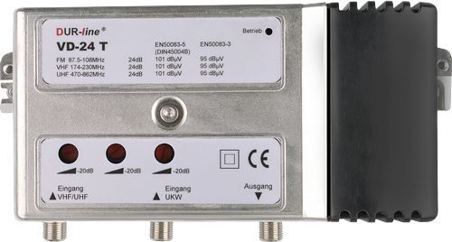 DUR-line VD-24T DVB-T und UKW Verstärker 