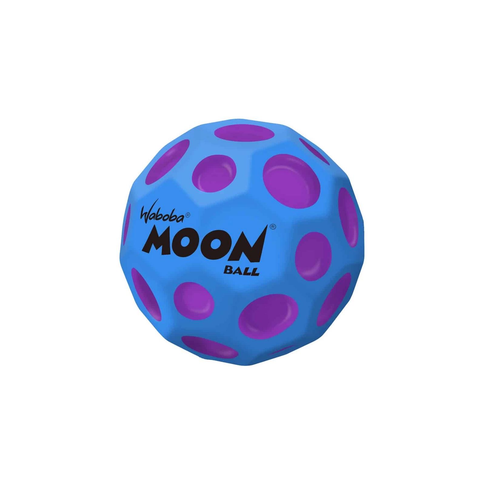 Waboba 3250614  Moon Ball MARTIAN – am Höchsten Springender Gummiball – Patentiertes Original-Design – Ballkrater Erzeugen beim Aufprall EIN knallendes Geräusch – Leicht Greifbar – Flummies für Kinder - 63mm MARTIAN verschiedene Farben