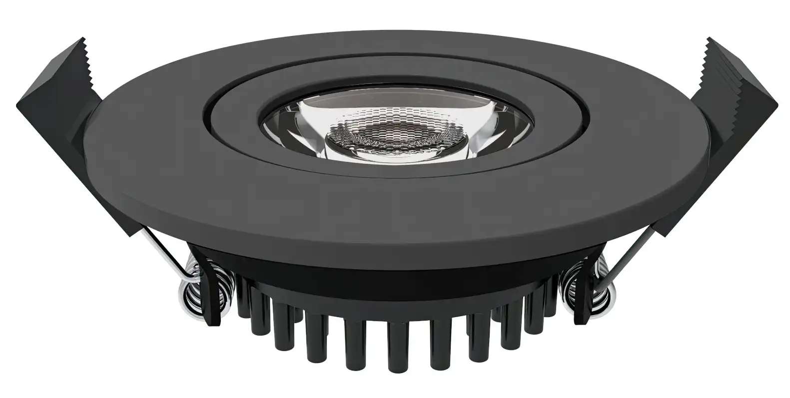 Luxna Lighting LXLEDDL5.5WCCT3-BK LED Downlight schwarz schwenkbar