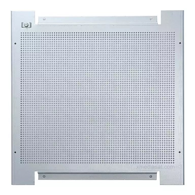 Lochblech-Montageplatte 400x400 mit Erdungsanschluss für MS 44