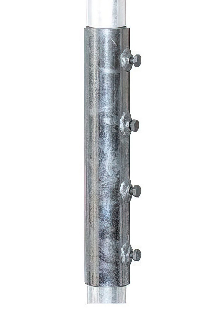 XmediaSat MVH60 60mm Masthülse / Verbinder für 60er Rohr feuerverzinkt rostfrei