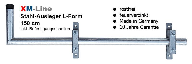 150cm Stahl-Ausleger L-Form XmediaSat LF150 Länge: 150 cm Höhe 25 cm-/bilder/big/xm29845_1.jpg