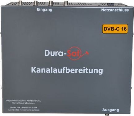11111DUR-line DQ16 Kanalaufbereitung zur Umsetzung von 16 SAT-Transpondern 