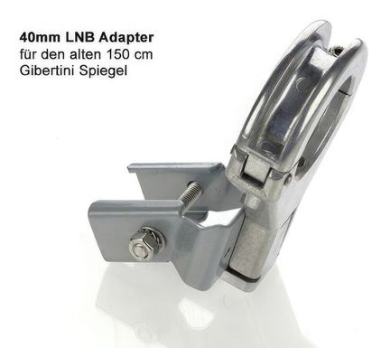 Gibertini KV150 Sat LNB-Halter passend für Spiegel OS150 (Alte Version)