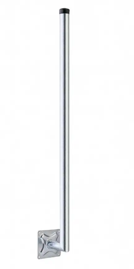 1111115cm Sat-Wandhalterung - XmediaSat XM-Line 050028  Achsmaß: 15 cm H: 150 cm Ø: 60 mm feuerverzinkt rostfrei