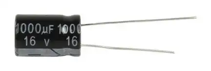 Fixapart Radialer Elektrolytkondensator 1000µF 16 V 105° 