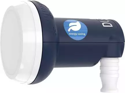 11111Single LNB - DUR-line Blue ECO 11065 Stromspar-LNB - 1 Teilnehmer - Premium-Qualität - [ Test SEHR GUT *] 1-Fach digital Full HD 4K 3D