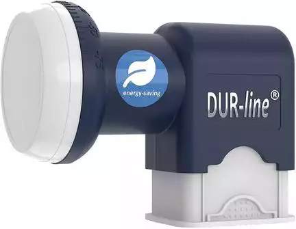 Quattro LNB - DUR-line Blue ECO 11067 extem stromsparend - für Multischalterbetrieb - Premium-Qualität - [ Test SEHR GUT ] digital Full HD 4K 3D