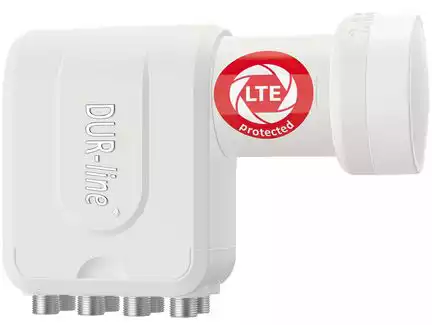 11111Octo LNB - DUR-line +Ultra 3D & 4K ready für 8 Teilnehmer weiß 