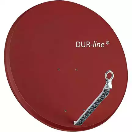 1111190cm Satellitenschüssel - DUR-line Select 85/90 R Ø: 90 cm Test 01.2017: sehr gut ziegelrot (RAL 8012) Spiegel Feedarm und Rückenteil aus ALU
