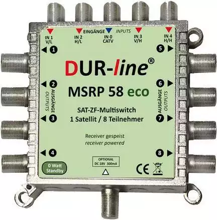 11111Multischalter 5/8 - DUR-line MSRP 58 eco für 8 Teilnehmer 