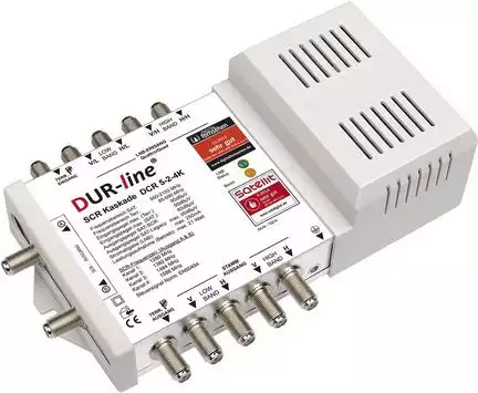 DUR-line DCR 5-2-4-K Unicable Einkabel Multischalter Kaskade für 8 Teilnehmer (2 x 4)