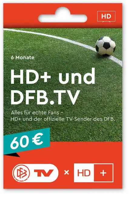 HD+ Verlängerung: 6 Monate HD+ & DFB.TV – Sofort per E-Mail Verlängerung