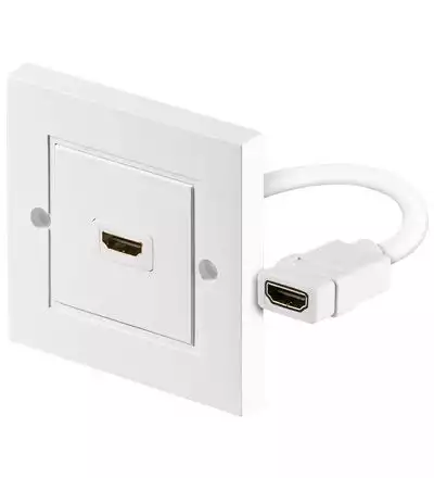 Wentronic C400-1 HDMI Anschlussdose mit 1 HDMI Anschluss 