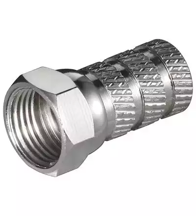 11111F-Stecker / F-Aufdrehstecker 5.0 mm BigNut 