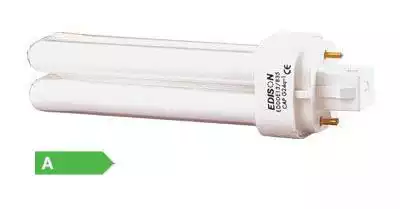 LUXNA LAMPS EDD26/830 Kompaktleuchtstofflampe 26 Watt 1800 Lumen Sockel G24d-3(2-pins) 3000K ohne integriertes Vorschaltgerät