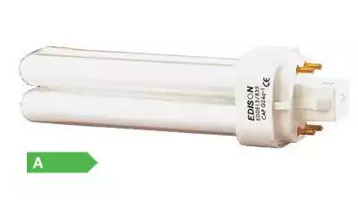 11111LUXNA LAMPS EDDE10/840 Kompaktleuchtstofflampe 10 Watt 620 Lumen Sockel G24q-1(4-pins) 4000K ohne integriertes Vorschaltgerät
