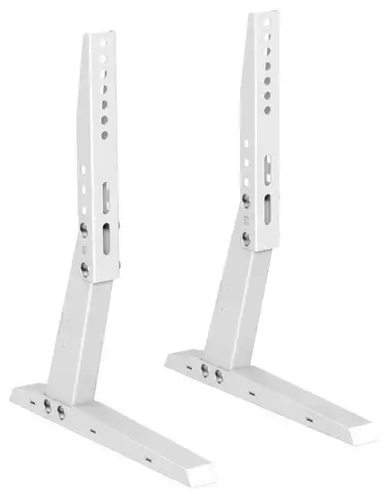 Universal Standfuß für Flachbildschirme My Wall HP35W für Bildschirme 13**-37" (33-94 cm),Belastung bis 35 kg 2 Stück weiß