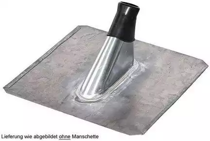 11111XmediaSat Bleipfanne 100003  Dachpfanne Bleiziegel - Universal silber hochwertige Ausführung