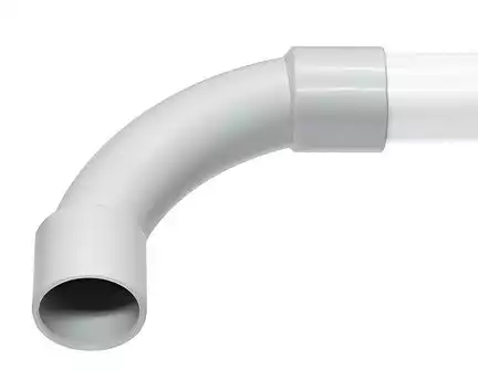 M50 PVC Rohrbogen 90° für Stangenrohr | Leerrohr | Kabelkanal XmediaSat für Stangenrohr