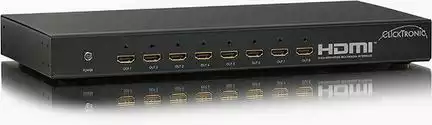 11111Clicktronic HC48 HDMI Verteiler / Splitter 1 in / 8 out 