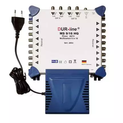 11111Multischalter 9/16 - DUR-line MS 9/16 HQ 2 Satelliten für 16 Teilnehmer