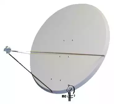 11111Satellitenschüssel - Faval FAVAL125H Ø: 125 cm hellgrau 