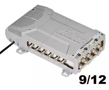 Fuba Profi FMQ 912  Multischalter 9/12 2 Satelliten für 12 Teilnehmer 