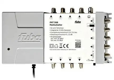 Multischalter 5/8 - Fuba FMT 508 für 8 Teilnehmer 