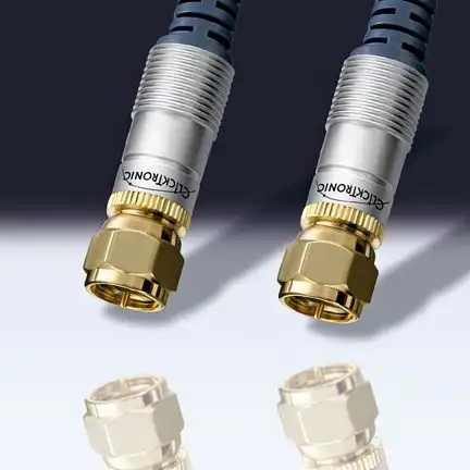 11111Clicktronic HC 601-1000 Clicktronic 3x geschirmtes Sat-Antennenkabel 10 m HC601-1000 / Länge: 10m