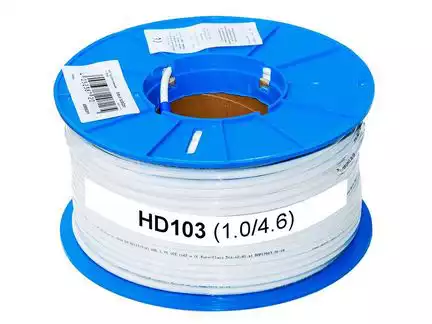 10 Meter - Antennenkabel - Ören HD 103 6.8 mm Class A+ weiß Sat Kabel Meterware