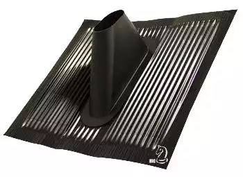 A.S.Sat XXL Dachpfanne Alu schwarz 