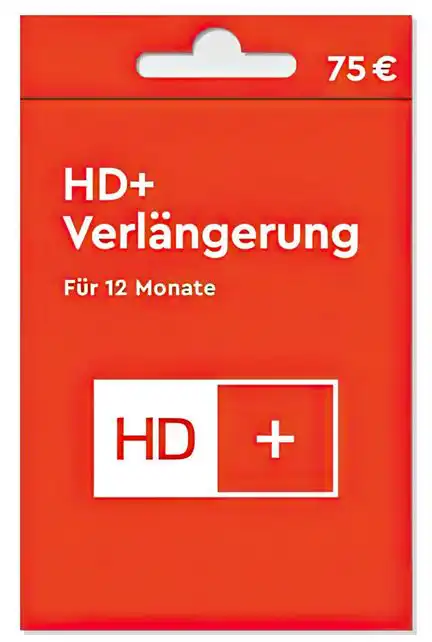 HD+ PLUS Verlängerung per E-Mail - 12 Monate verlängern | 24/7 Service Zusendung per E-Mail passend für alle HD+ Karten HD+ TV-Keys und alle aktuellen Geräte wo HD+ bereits fest drin integriert ist