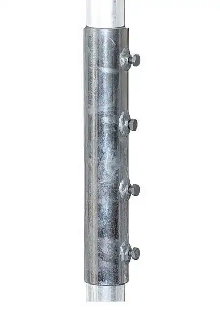 11111XmediaSat MVH60 60mm Masthülse / Verbinder für 60er Rohr feuerverzinkt rostfrei