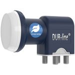 Quad LNB - DUR-line Blue ECO 11068 Stromspar-LNB - 4 Teilnehmer - 