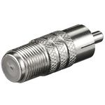 Transmedia FF22 F-Adapter F-Kupplung - Cinch-Stecker 