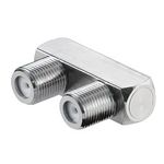 F-Verbinder Buchse / Buchse Winkelverbinder 