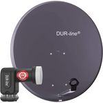 4 Teilnehmer Set - Digitale Sat-Komplett-Anlage DUR-line MDA 80 