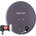 DUR-line 1 Teilnehmer Set 60 cm Digitale Komplett-Sat-Anlage 12172  