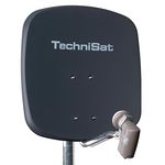 4 Teilnehmer Sat-Anlage - TechniSat DigiDish 45B +Ultra QUAD LNB 
