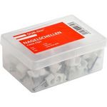 100 Stk. 4mm Kabelschellen / Nagelschellen DUR-line 