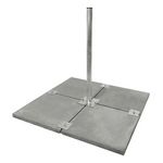 xm-line 21020 4 Platten Flachdachständer für Sat-Schüssel 