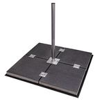 4 Platten Edelstahl Flachdachständer für Sat-Schüssel DUR-Line 21021 