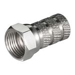 10 Stück - F-Stecker / F-Aufdrehstecker 5.0 mm BigNut 