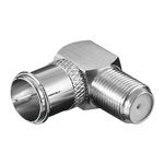 20 Stück - Winkelübergang F-Stecker auf F-Kupplung Quickversion 
