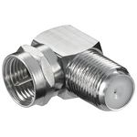 20 Stück - Winkelübergang F-Stecker auf F-Kupplung 