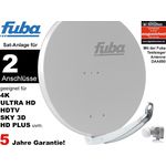 2 Teilnehmer Sat-Anlage - Fuba Profi85 DEK206G 