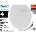 4 Teilnehmer Sat-Anlage - Fuba Profi85 DEK417W 