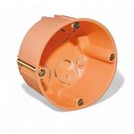 25 Stück - Gerätedose Gehäuse rund Ø68 Tiefe: 62 mm für Montage in der 